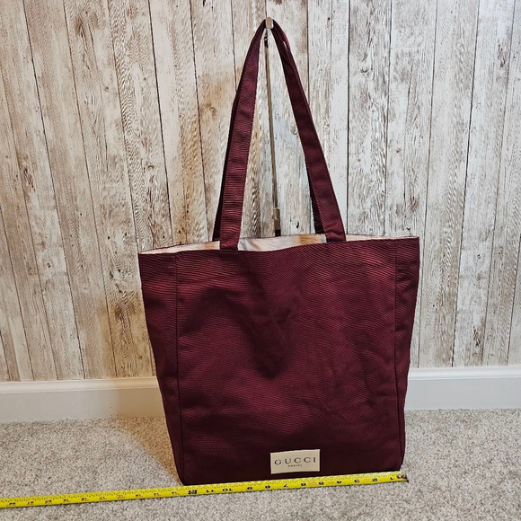 Gucci Burgundy Tote‎ Bag - Picture 1 of 8